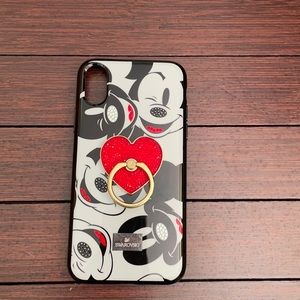 Swarovski iPhone XS Case w/ Swarovski heart ring